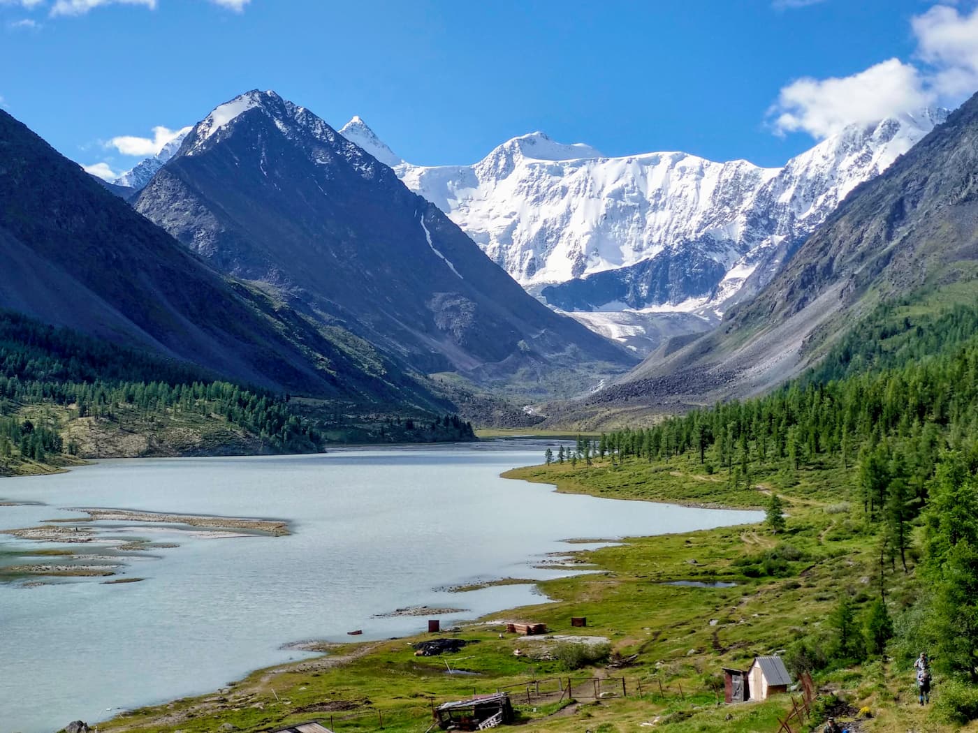 Belukha peaks and Akkem Lake