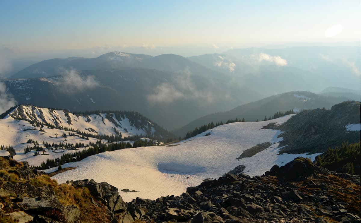 On top in the Monashee Mountains