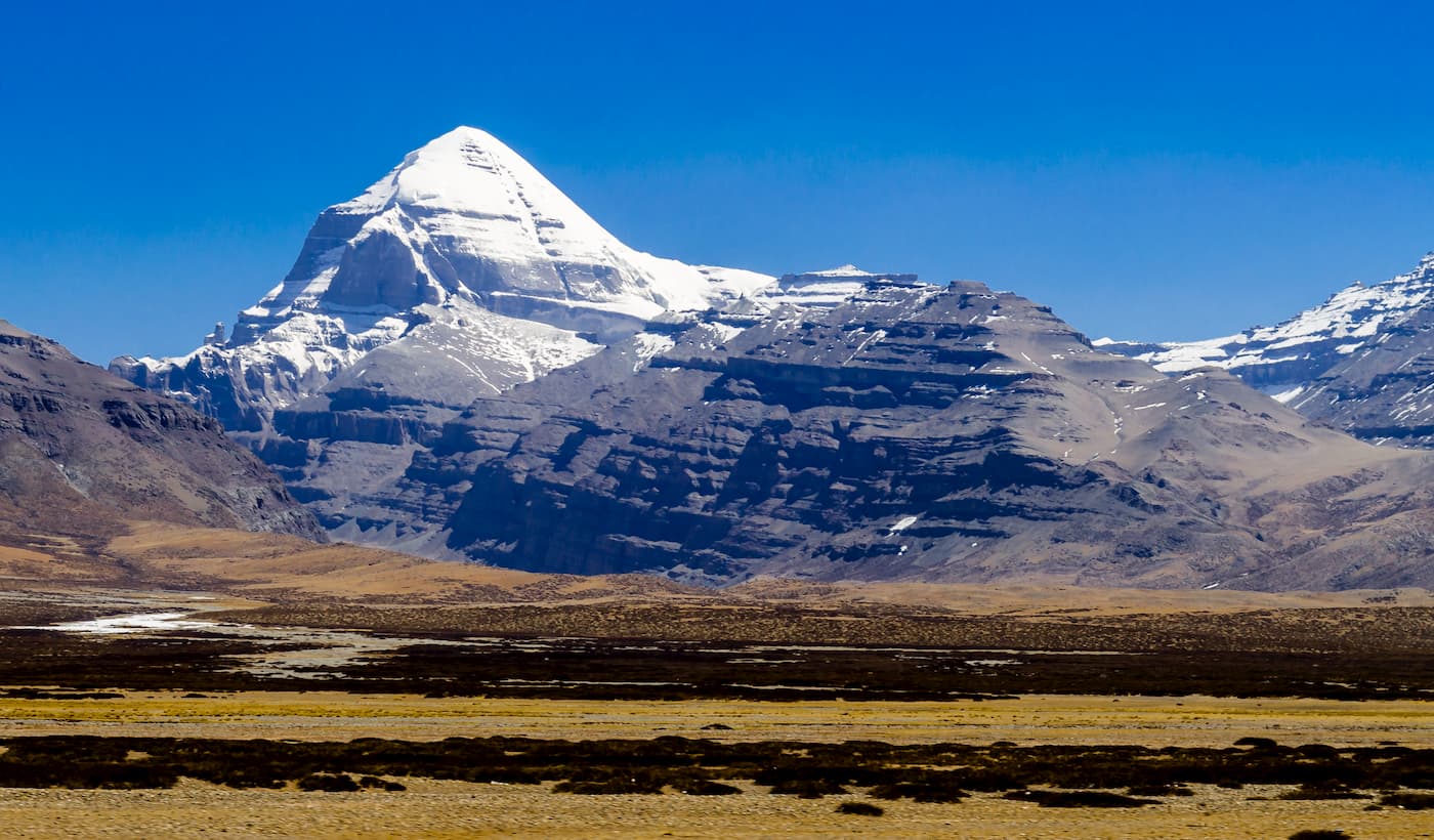Tibet. Mount Kailash. South face.