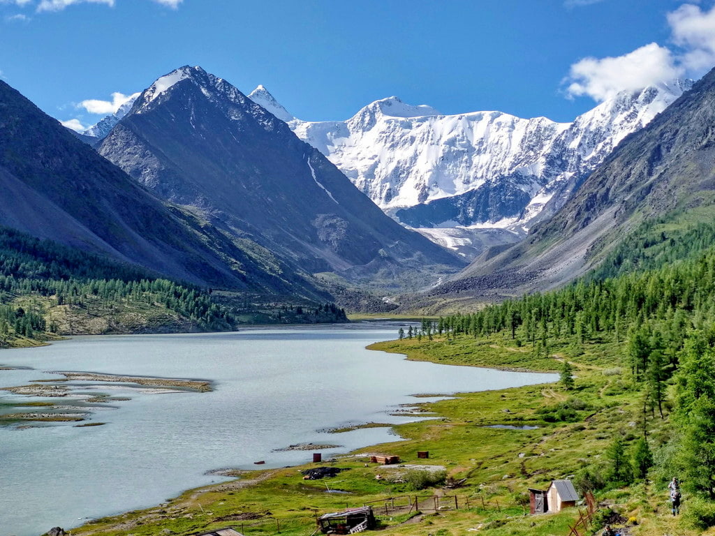 Mount Belukha. Altai. Russia mountains
