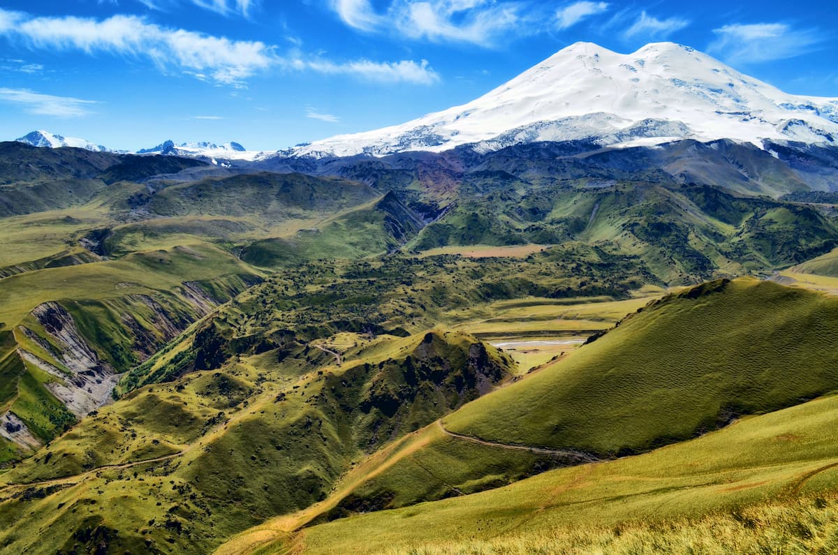 Mount Elbrus. Russia mountains