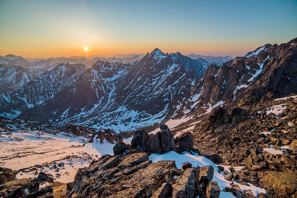 Sayan Mountains. Russia mountains