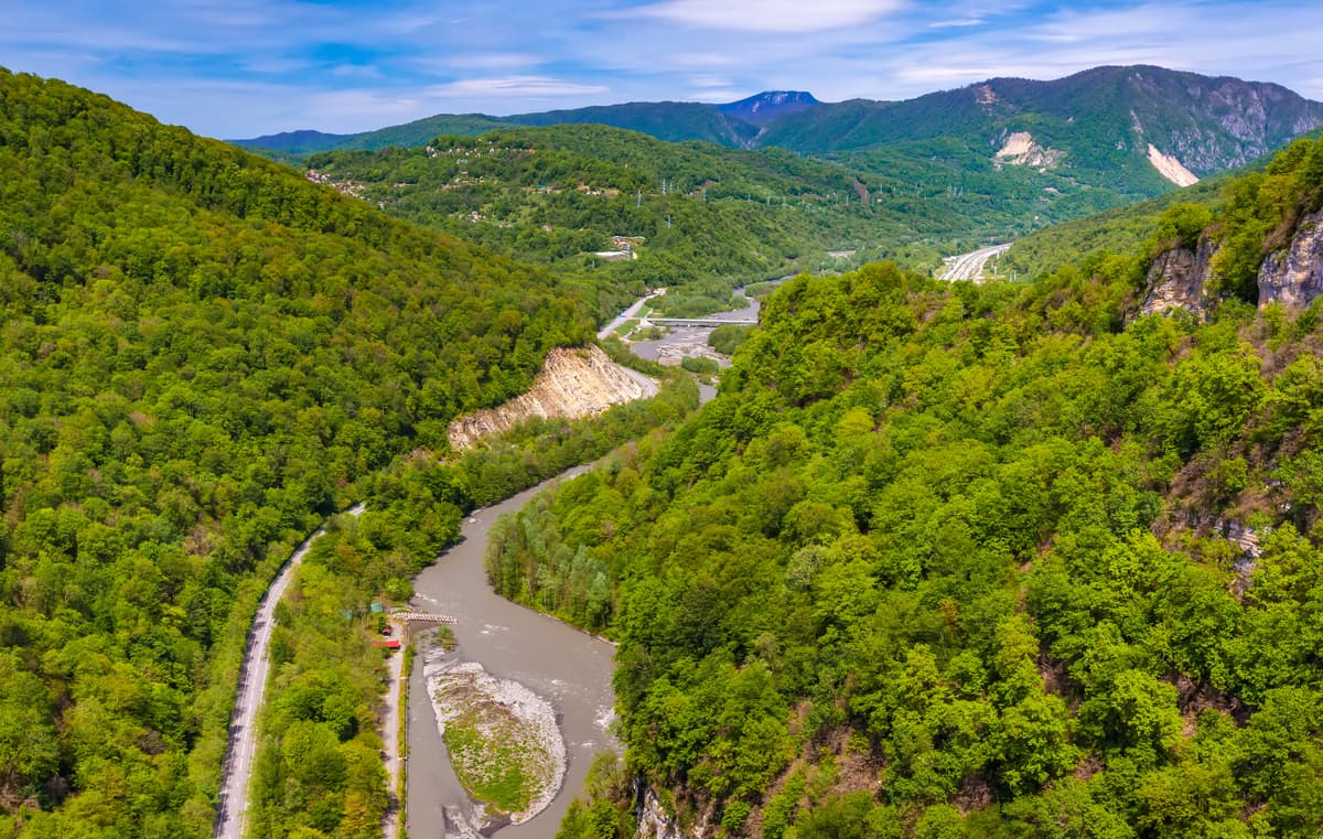 Sochi National Park, Caucasus mountain range
