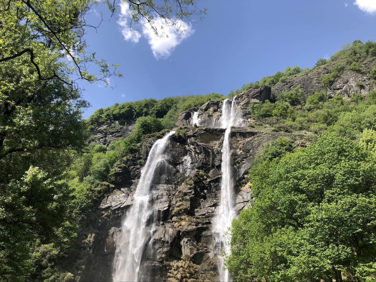 Acquafraggia waterfall. Chiavenna. Lombardy