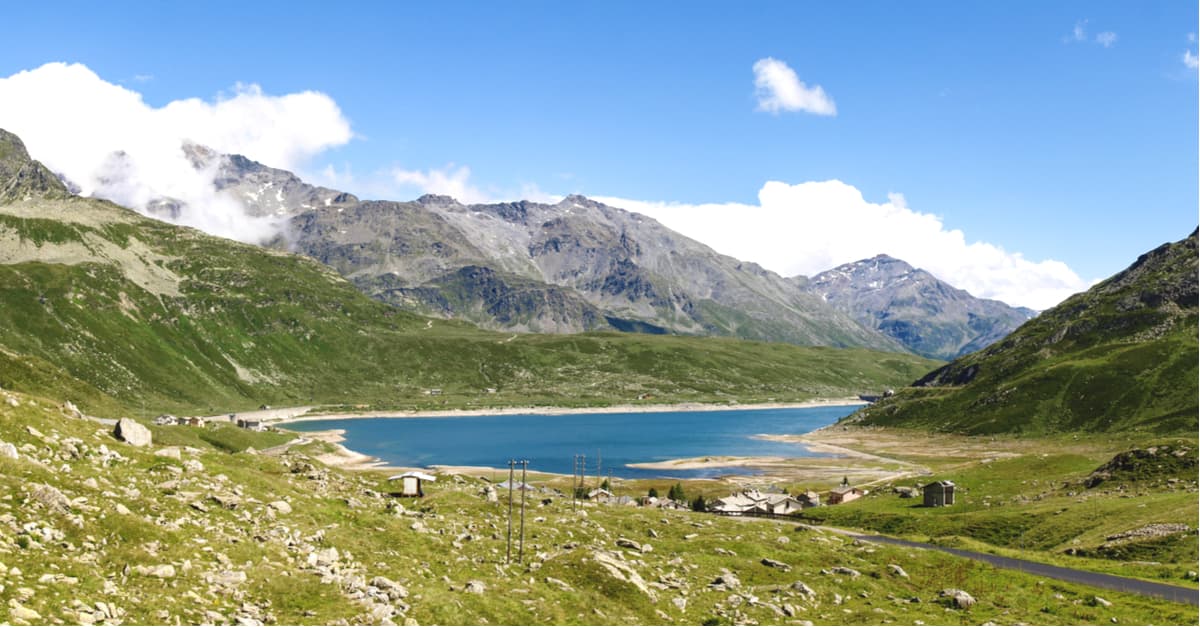 Spluga Pass, Sondrio, Lombardy, Northern Italy.