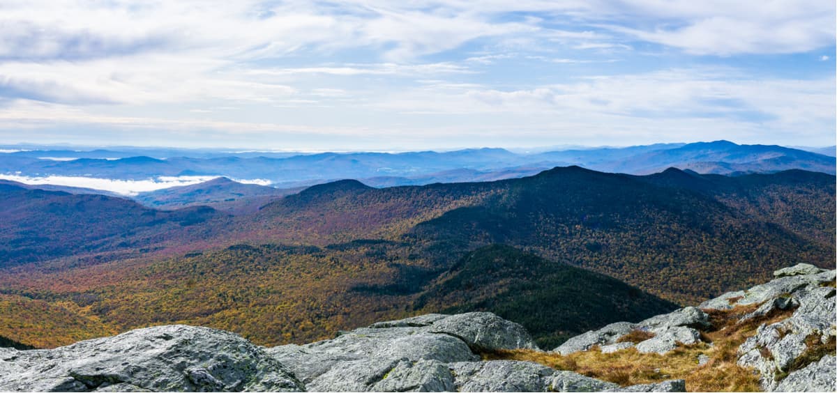 Vermont in the Fall on Camel's Hump