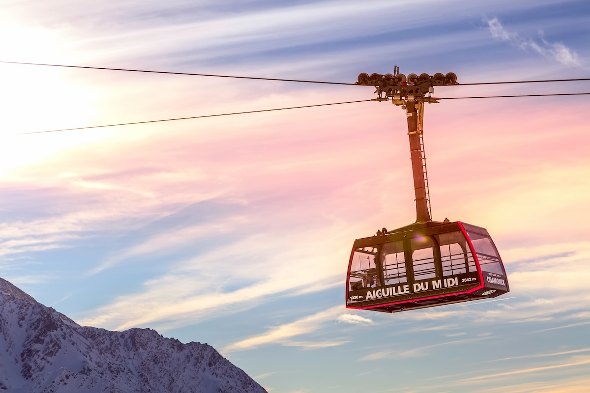 Aiguille du Midi cable car