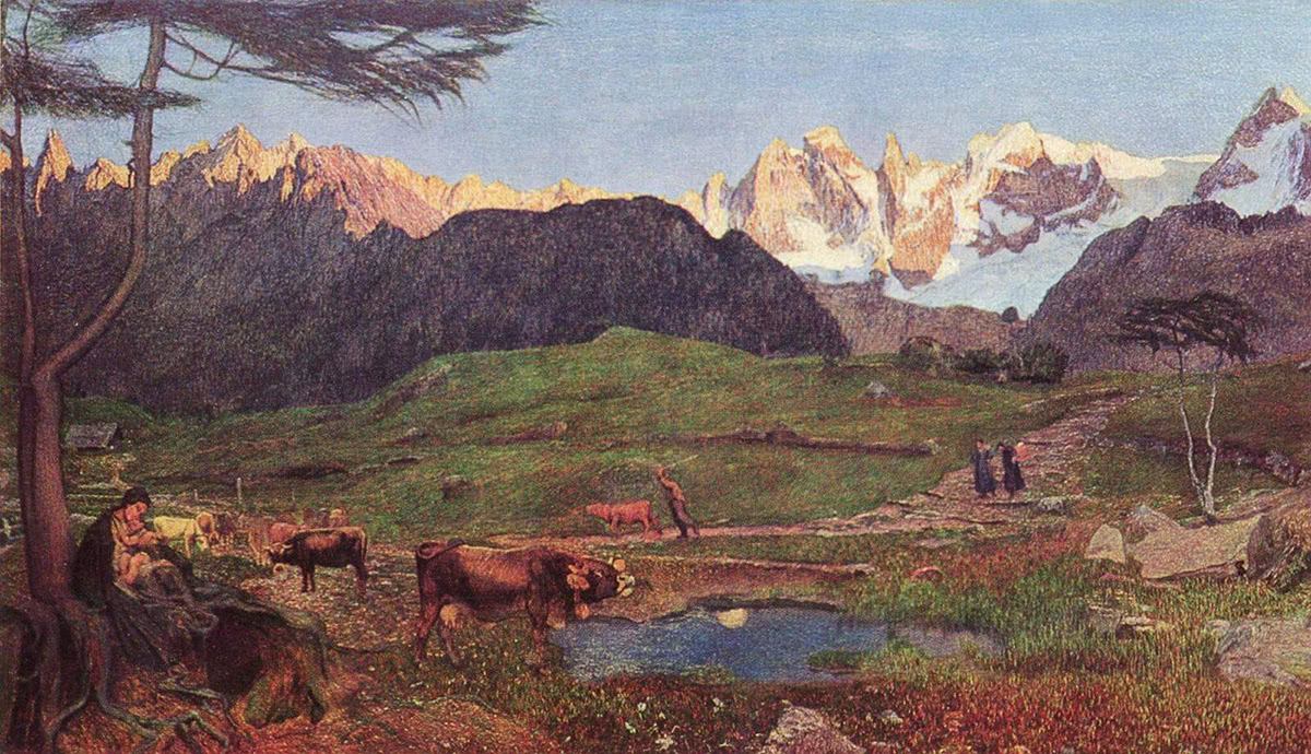 高山三联画:生命,1898-99
