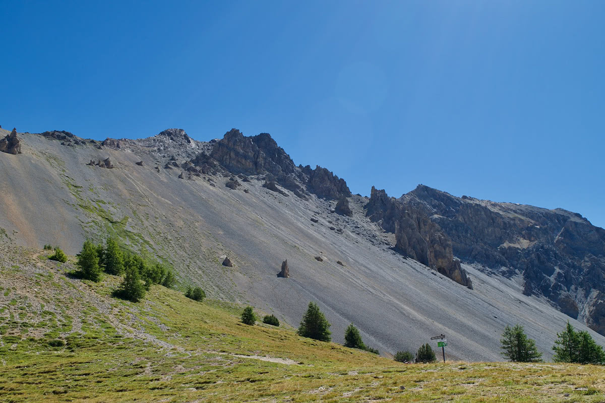 Summit from the Col d’Izoard looking south east