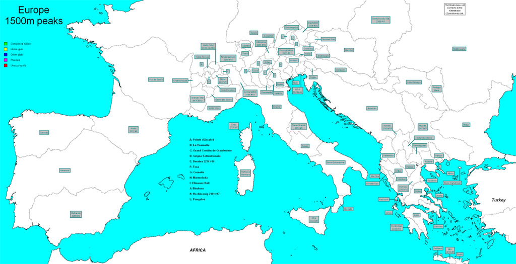 Ultra peaks of Europe Lineage Cells