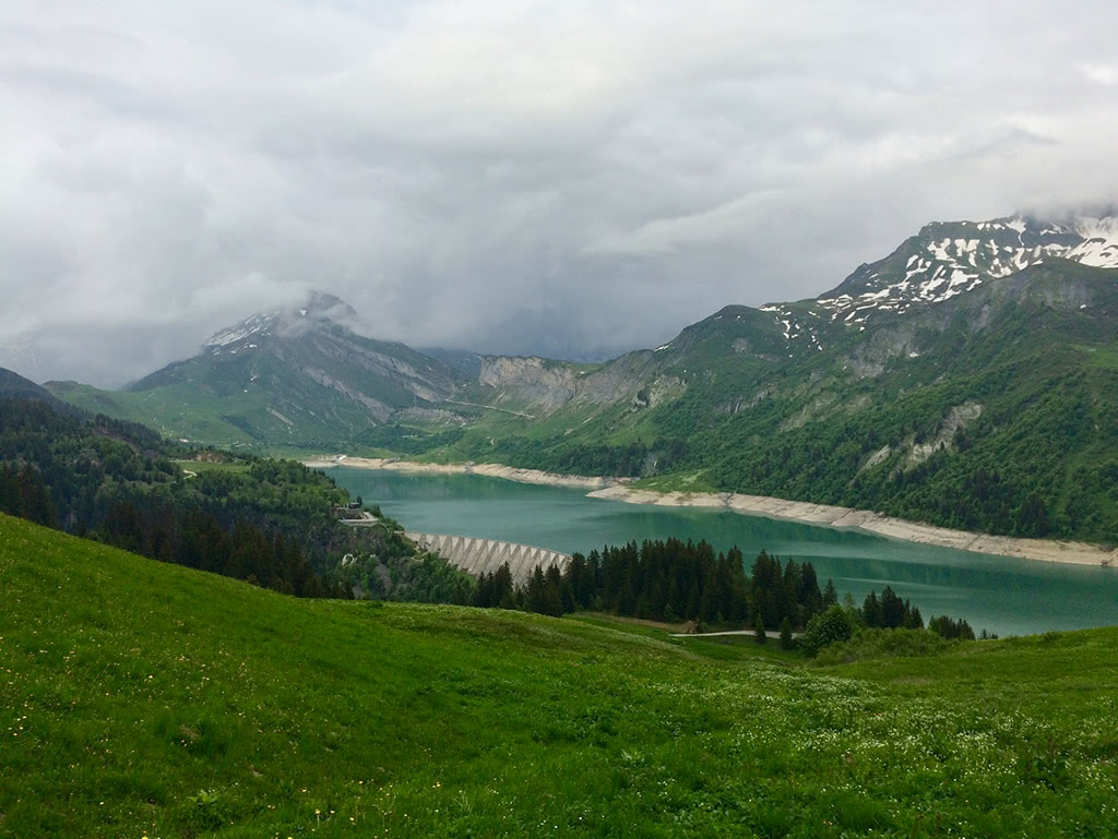 Lac de Roseland from the Col du Pre