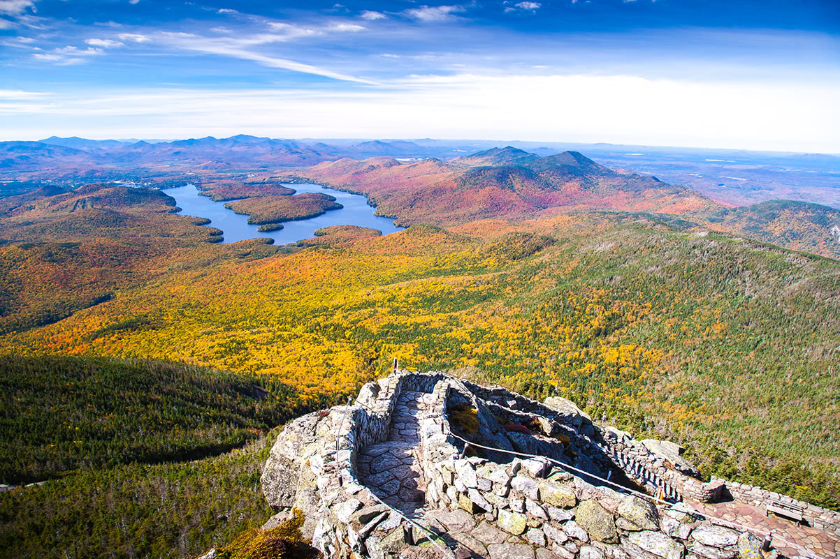 Lake Placid from Whiteface Mountain