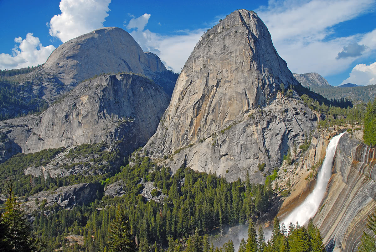 Half Dome in Yosemite National Park, Sierra Nevada Mountains, California