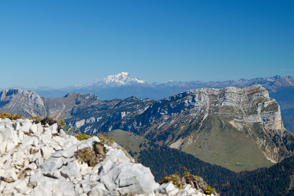 The peak as seen from the parking at the beginning on the walk