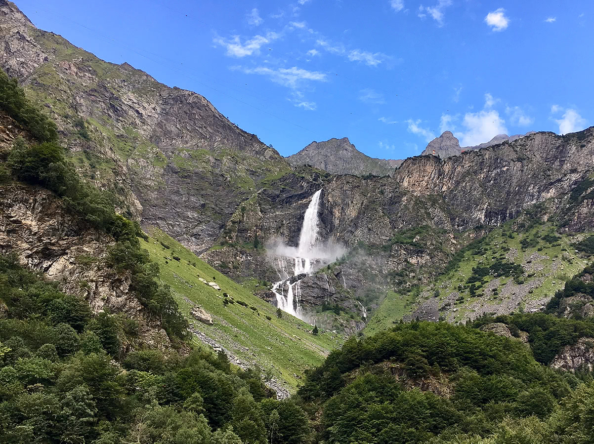 Serio waterfalls, Bergamo, Italy