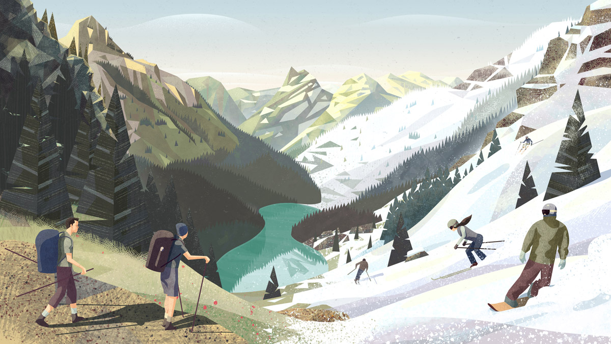 Winter Summer with PeakVisor