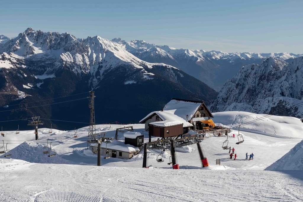 Colere ski resort, Bergamasque Alps, Italy