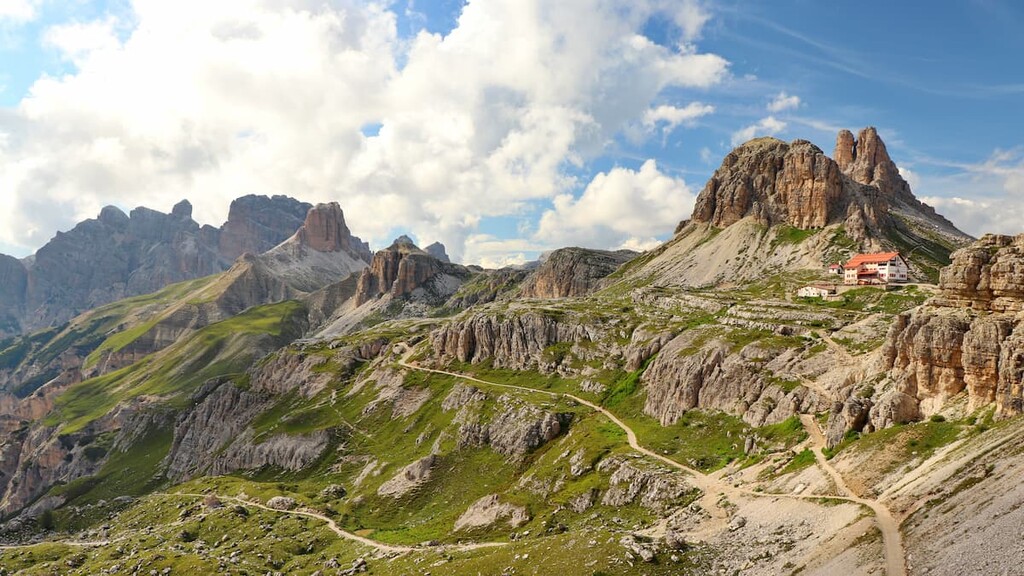 cottage, Toblach, Dolomites 