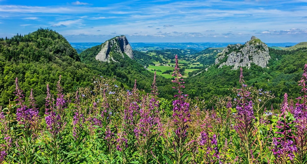 Volcans d’Auvergne, Massif Central, France