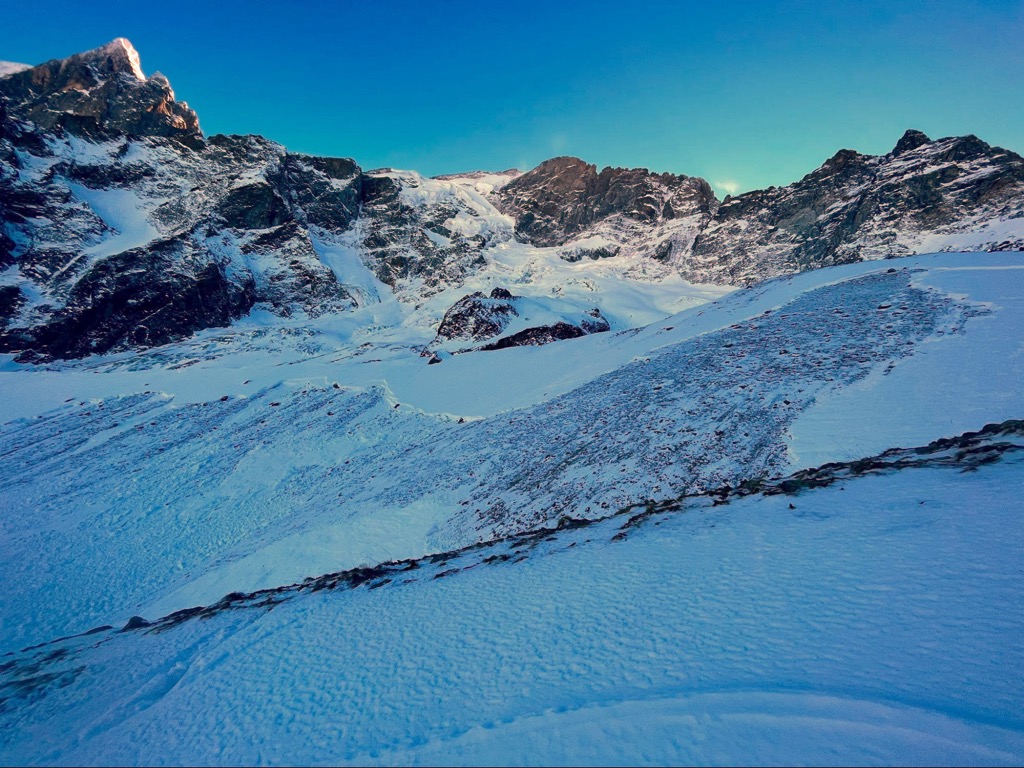 A rain event triggered this slide in France. Photo: Sergei Poljak. Avalanche Safety