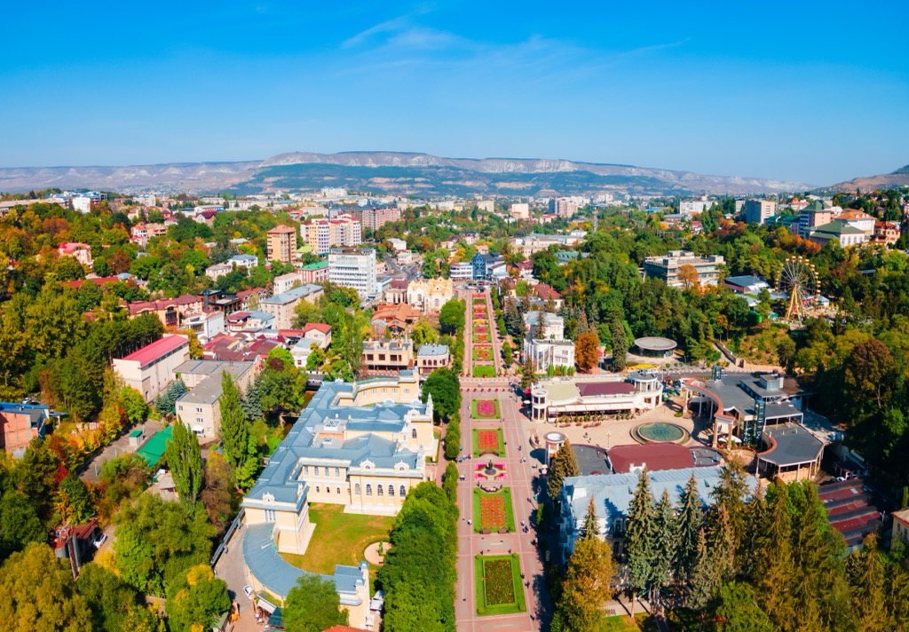 Kislovodsk, Caucasus mountain range