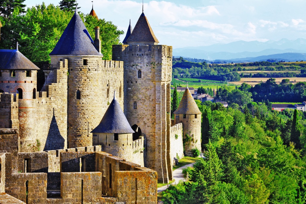 Carcassonne - impressive fortress, France