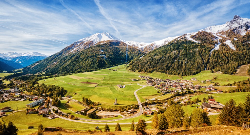 The idyllic village of Kals am Großglockner. Glockner Group