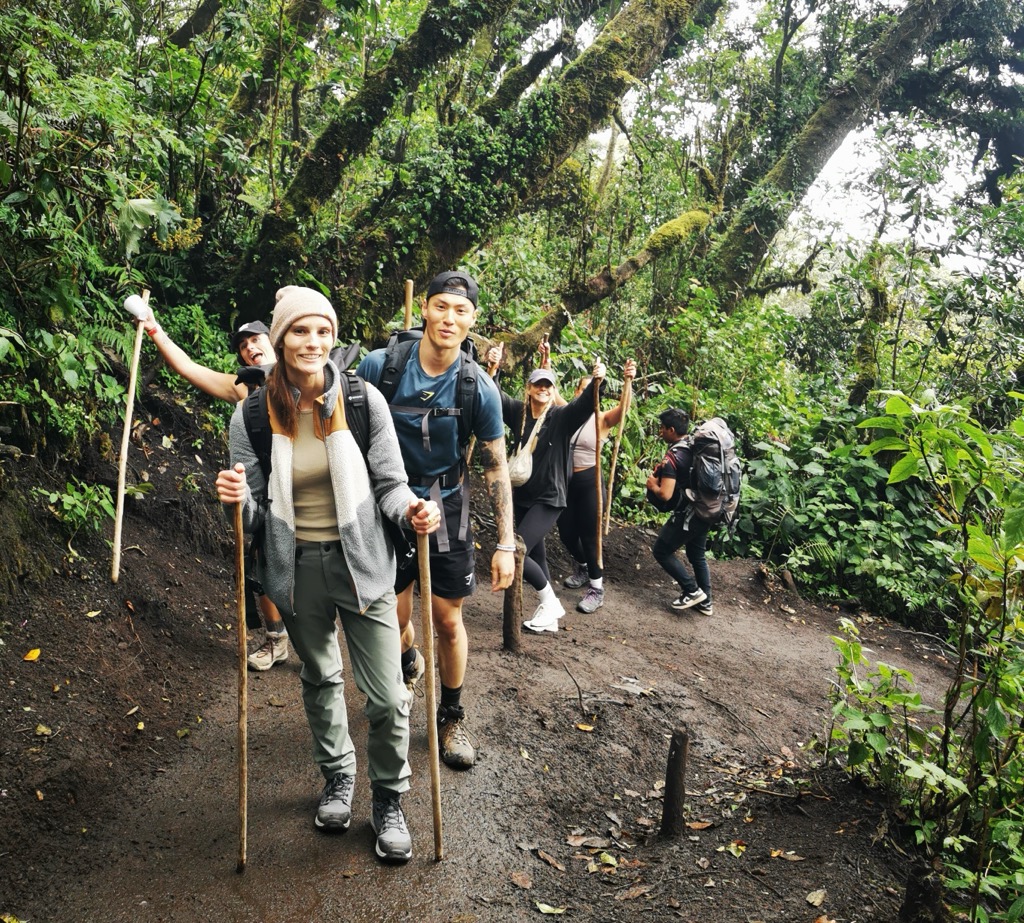 Starting out. Photo: Anthony Butt. Trekking in Guatemala