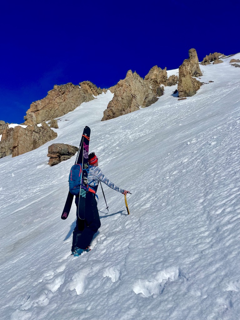 Just a bit further. Photo: Anna Lochhead. Refuge du Goleon