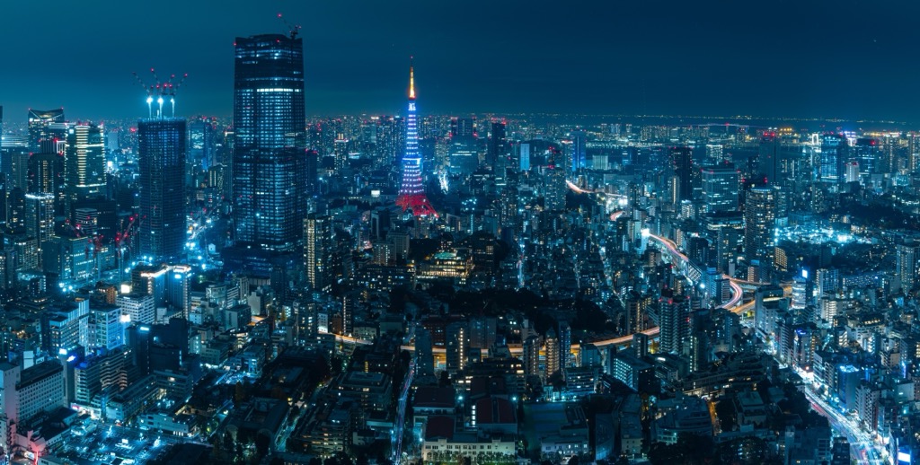 Tokyo is an amalgamation of past, present, and future…and has a large international airport. Japan Skiing