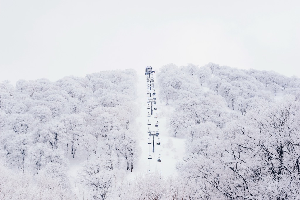 Nozawa Onsen Ski Area. Japan Skiing