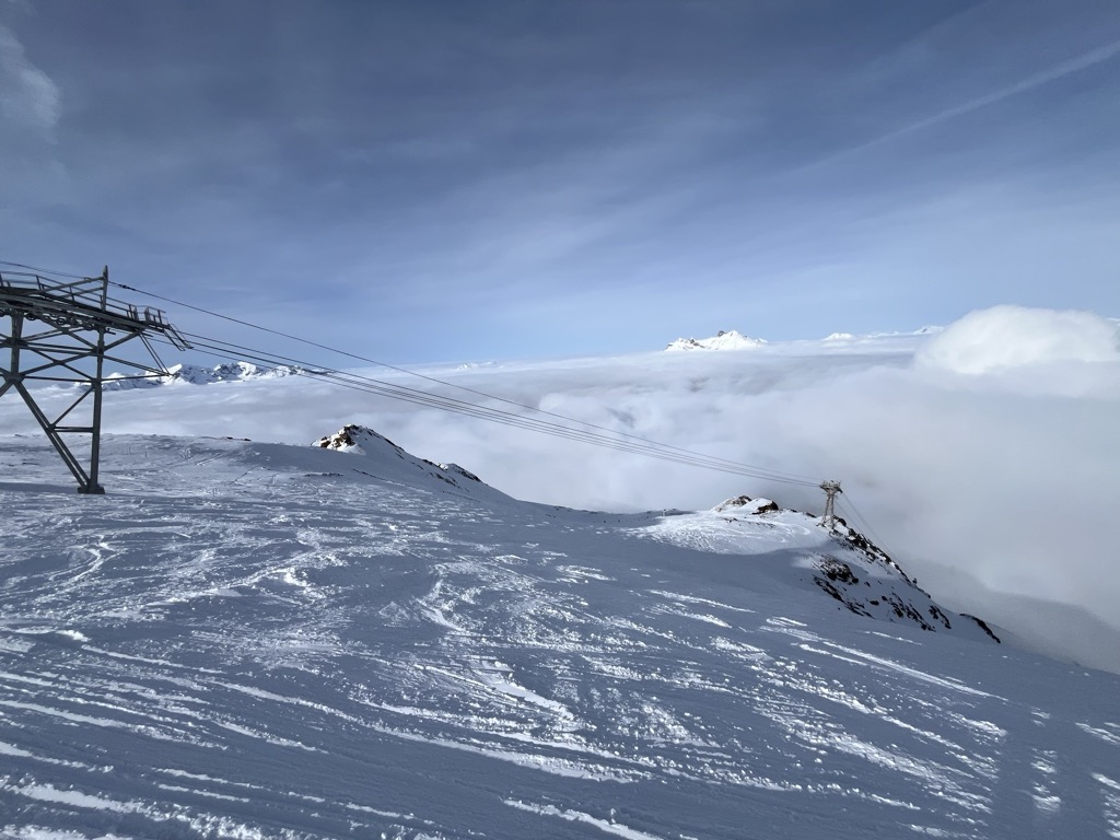 A sea of clouds from a temperature inversion. Photo: Sergei Poljak