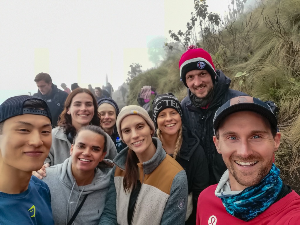 The crew. Photo: Anthony Butt. Trekking in Guatemala