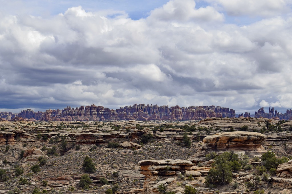 Best hiking. You can see why the Needles District is named the Needles District.