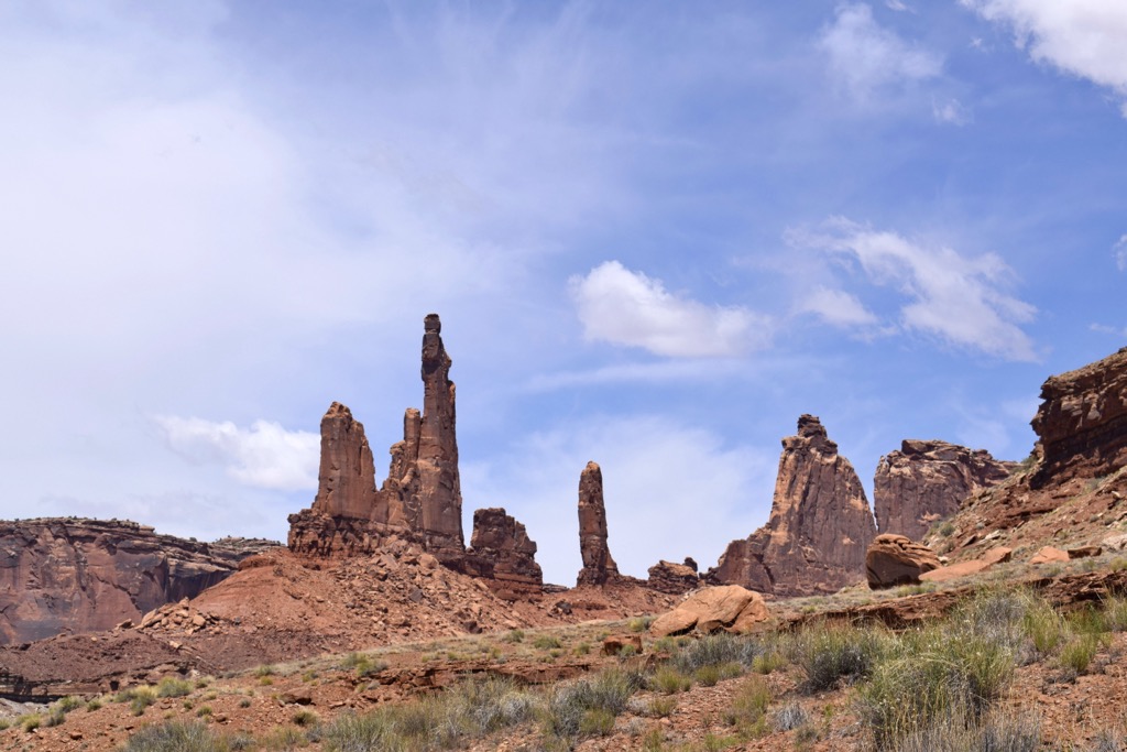 Best hiking. Moab is teeming with towers; this particular specimen goes by the name of Zeus