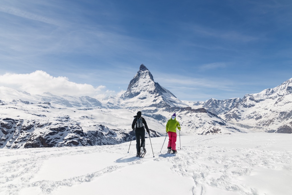 Zermatt, Switzerland. Summer Skiing in Europe