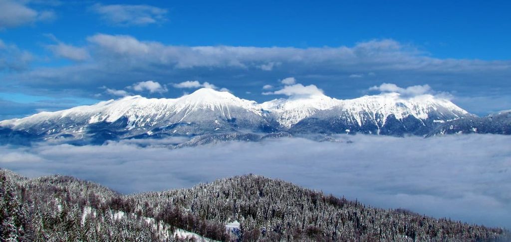 Karawanks mountains range, Slovenia