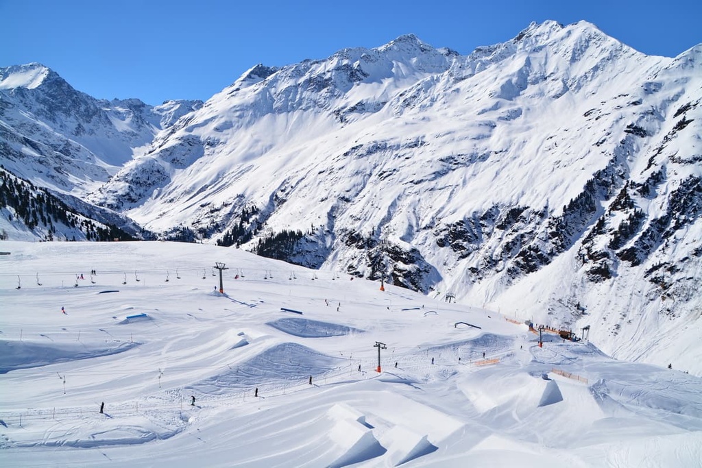 St. Anton Ski Resort, Arlberg, Austria, Western Rhaetian Alps