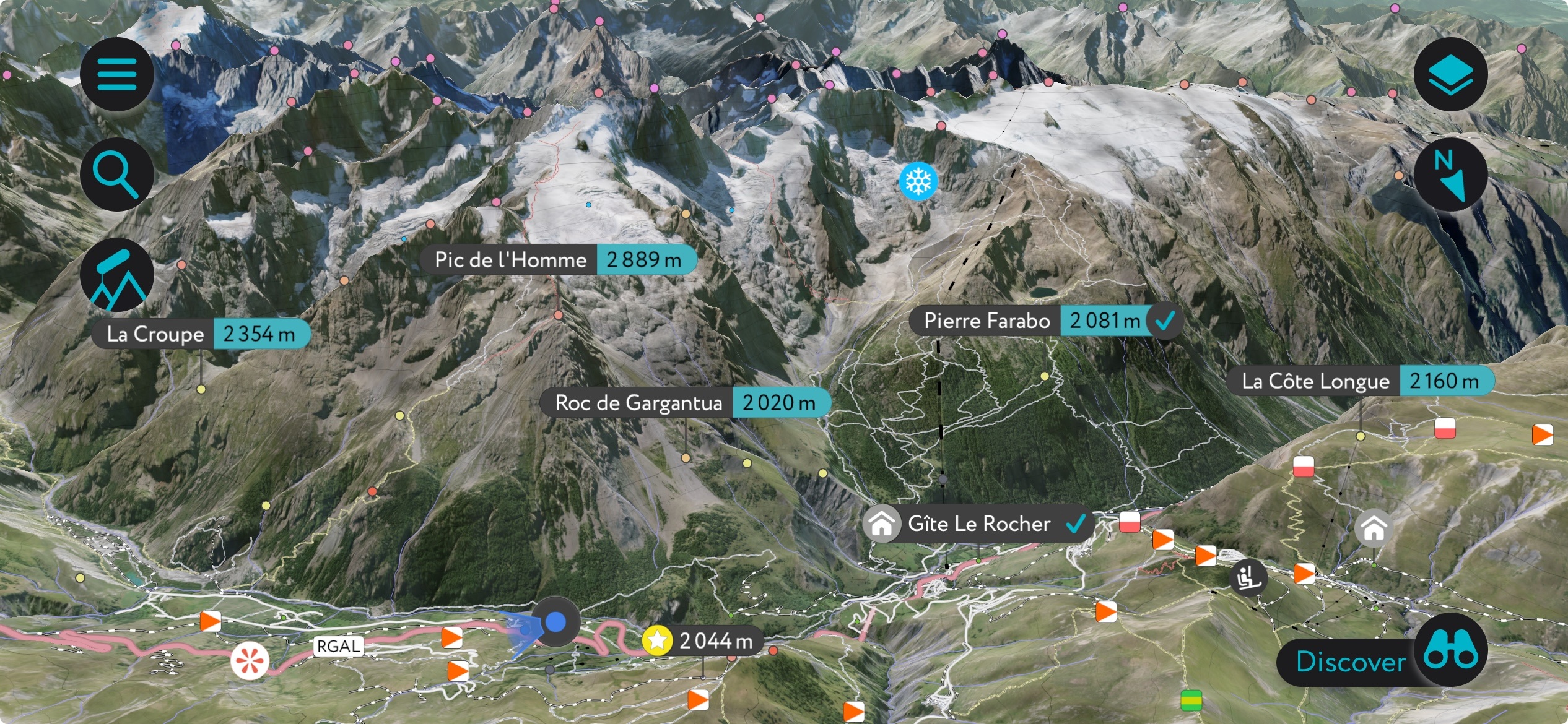 Like other Italian companies, we put artistry into our craft. Just as a Ferrari is not a simply car, these are not simply 3D maps; they are an immersive augmented reality that you can explore for hours, planning the details of your next adventure. The PeakVisor app is available for iOS and Android. Your Favorite Mountain Movies