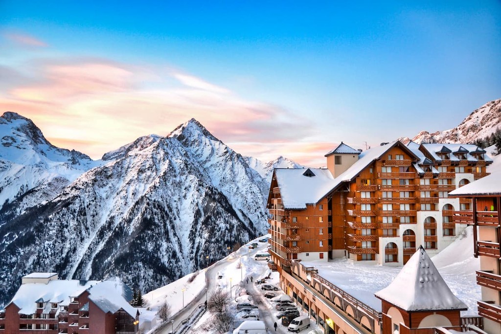 Ski Resort French Alpes