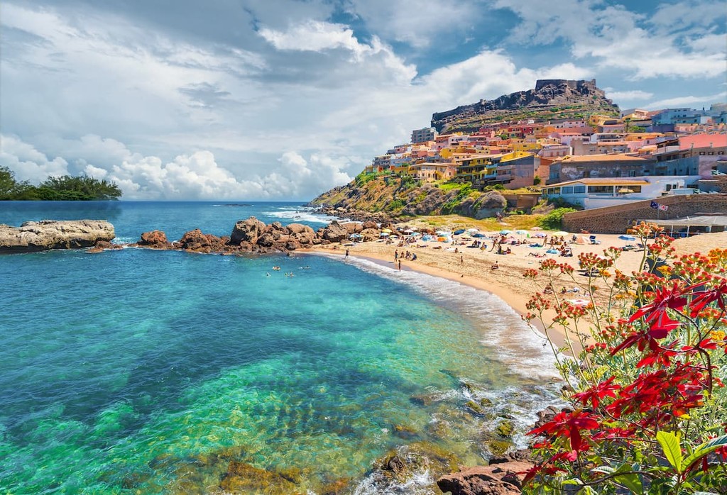 Medieval town of Castelsardo, Province of Sassari, Sardinia, Italy