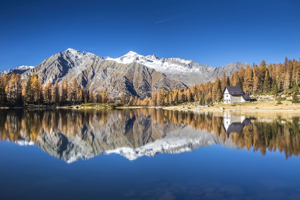 San Giuliano Lake area, Adamello Brenta natural park, Trentino Alto Adige, Italy